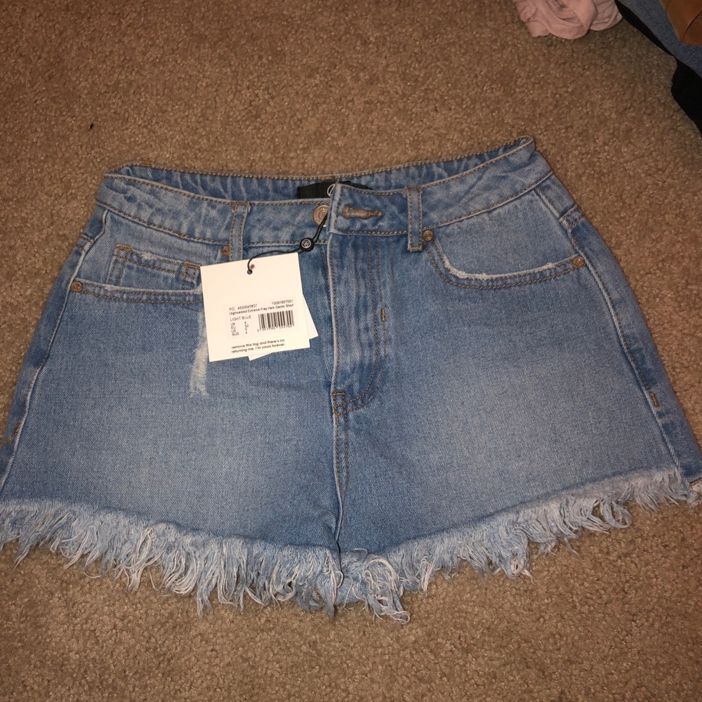 cut off denim shorts